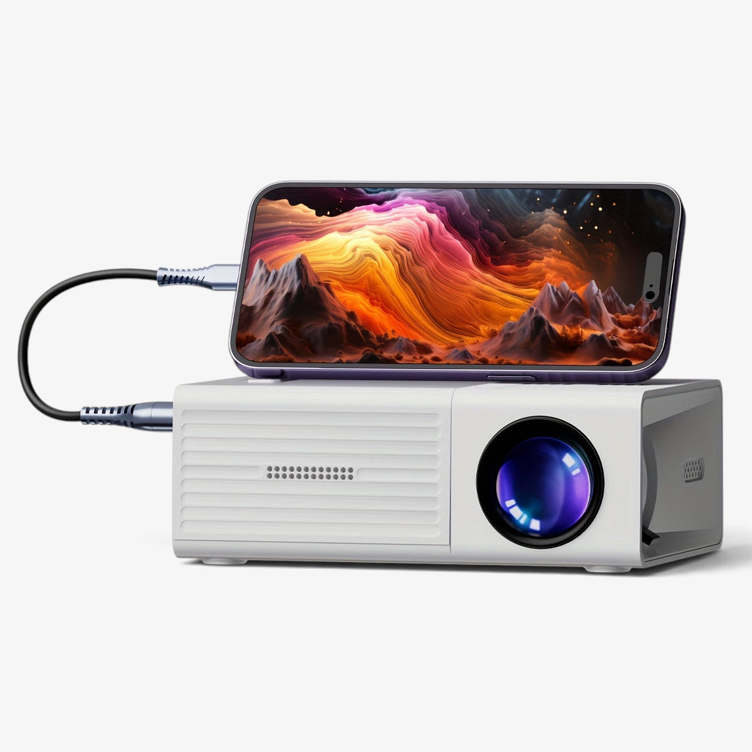 ViewCast – Mini proyector con resolución nativa de 1080P