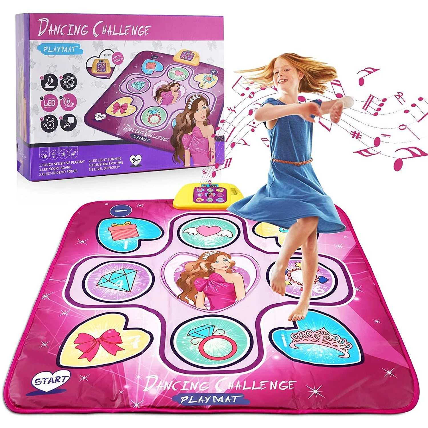 BeatSteps – Covoraș interactiv de dans cu semnale luminoase și moduri multiple de joc