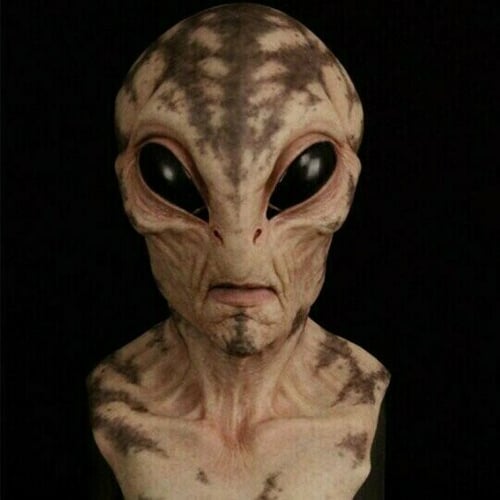Realistic Alien Mask for Halloween and Cosplay