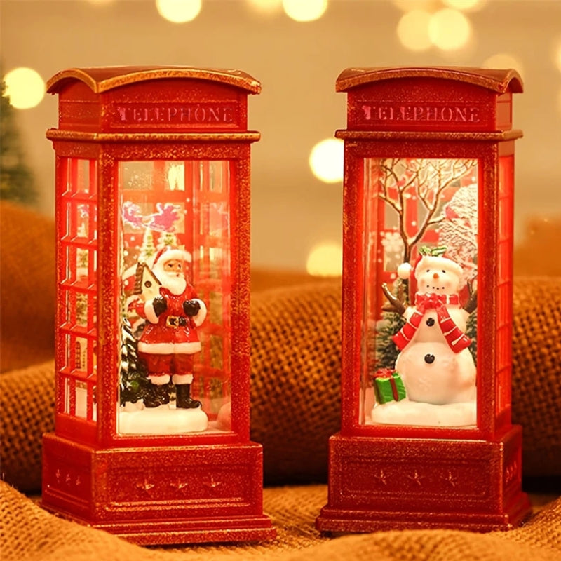 LightCabin - Telefooncel Sculptuur met LED Licht voor Decoratieve Presentatie