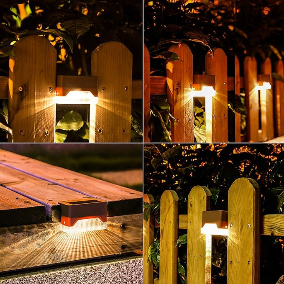 LumiStep – Éclairage d’escalier solaire pour sécurité et style en extérieur 1+1 Gratuit