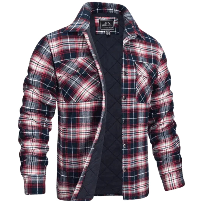 Rowan – Camicia Giacca a Quadri con Colletto e Tasche