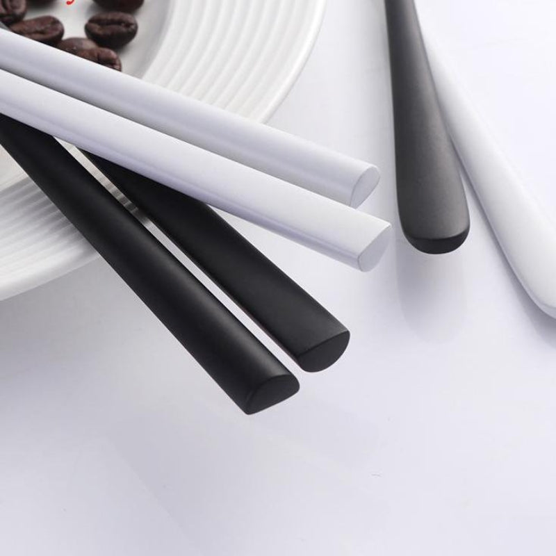 DineStix – Bacchette da tavola in acciaio inox con finitura lucida a specchio