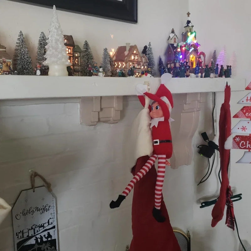 FestiveWhim - Zestaw lalek z kreatywnym wzorem do świątecznej dekoracji