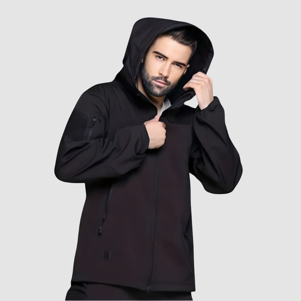 Michiel - Hooded Jacket with Long Sleeves and Pockets for Versatile Use