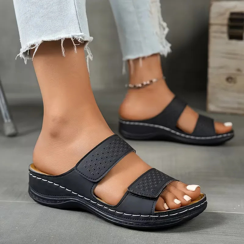 Women’s Double Strap Slide Sandals