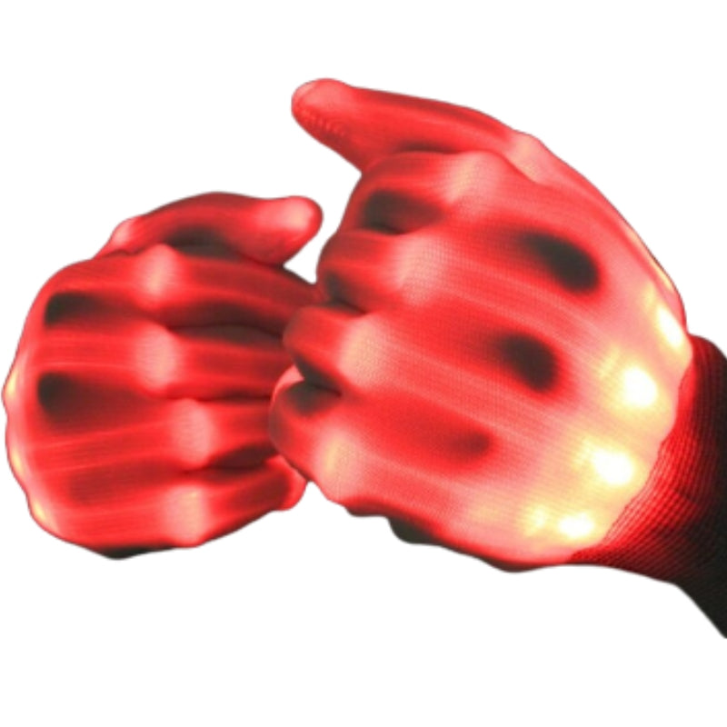 GlowHands - Gants lumineux LED néon pour fêtes et événements