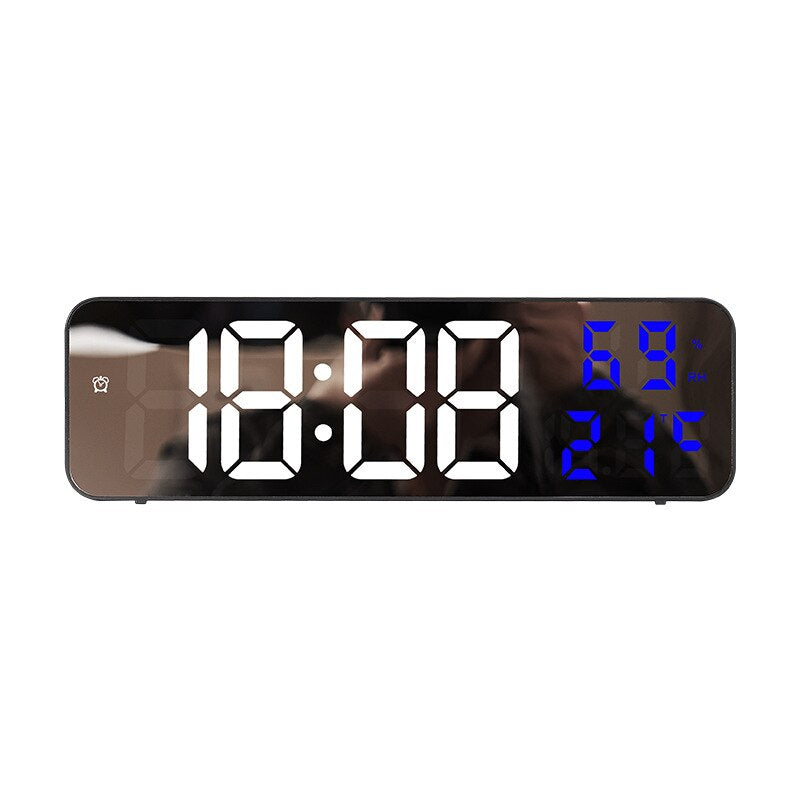 NovaClock - Modern Digital Wall Clock with Environmental Display