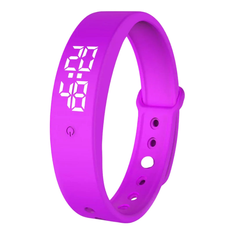PulseTrack – Smartwatch z alarmami wibracyjnymi i jasnym wyświetlaczem LED