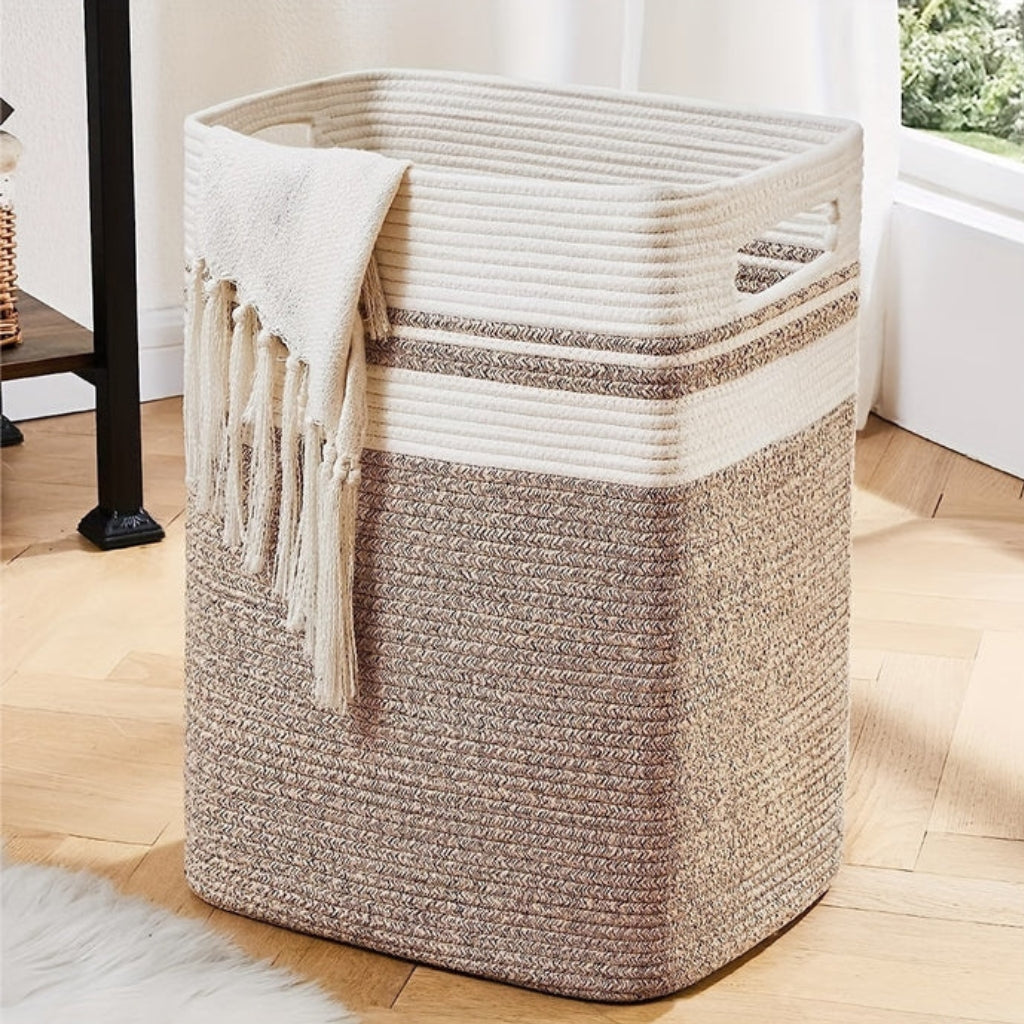 FoldHaven – Cesto Portaoggetti Jumbo con Design Spazioso e Pieghevole