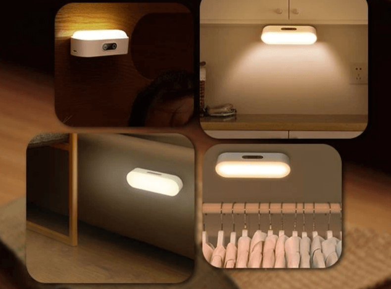 Luminous - Stylowa lampka nocna aktywowana ruchem z regulowaną jasnością