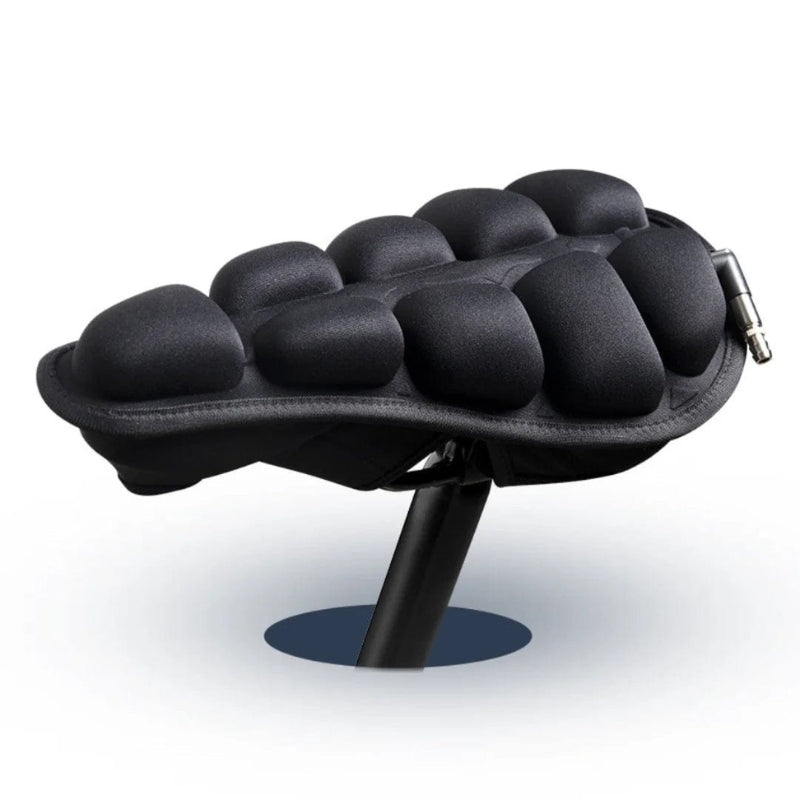 AirGlide – Zacht fietszadel met gevoerde vorm en luchtstroombevorderend ontwerp