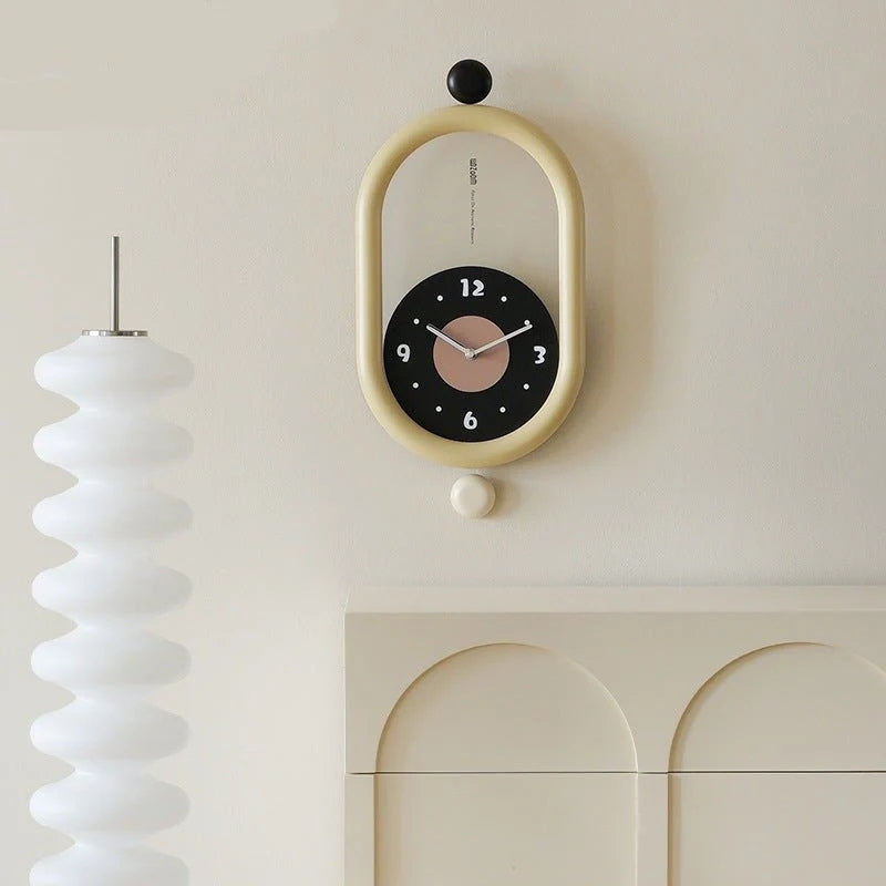 TimeArt – Długi cichy zegar ścienny z designem 3D