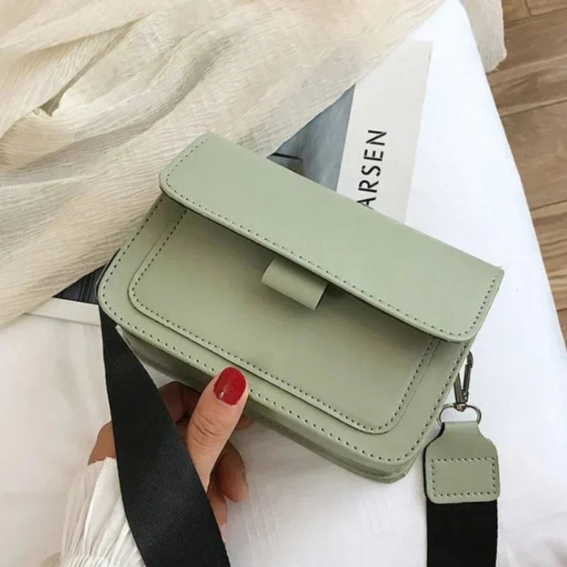 Leony - Sac bandoulière à rabat élégant avec fermeture sécurisée et design compact