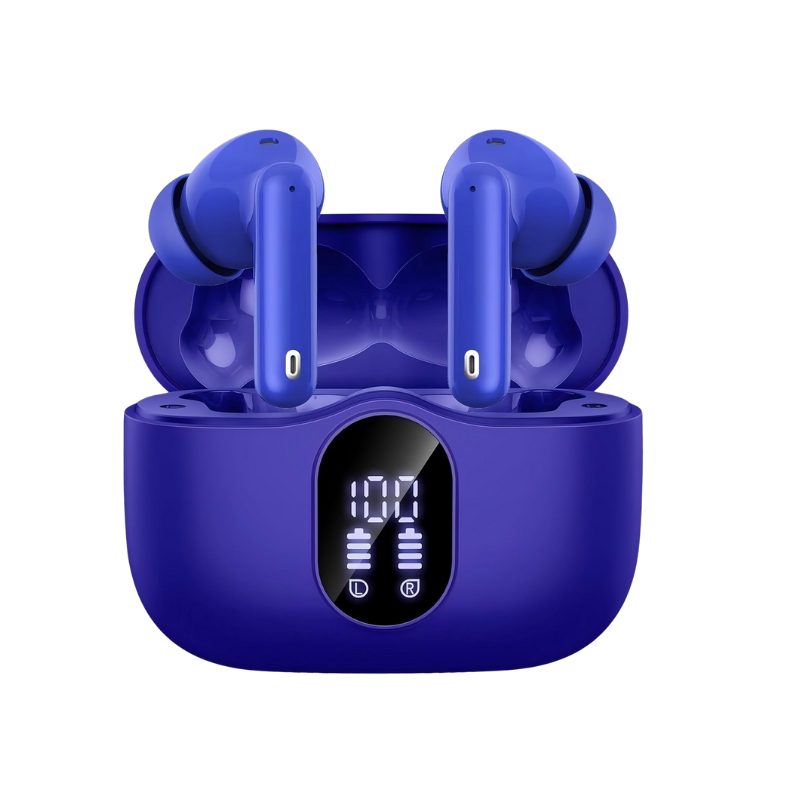 EchoBeats – Draadloze oordopjes met ENC en oplaadcase met LED-display