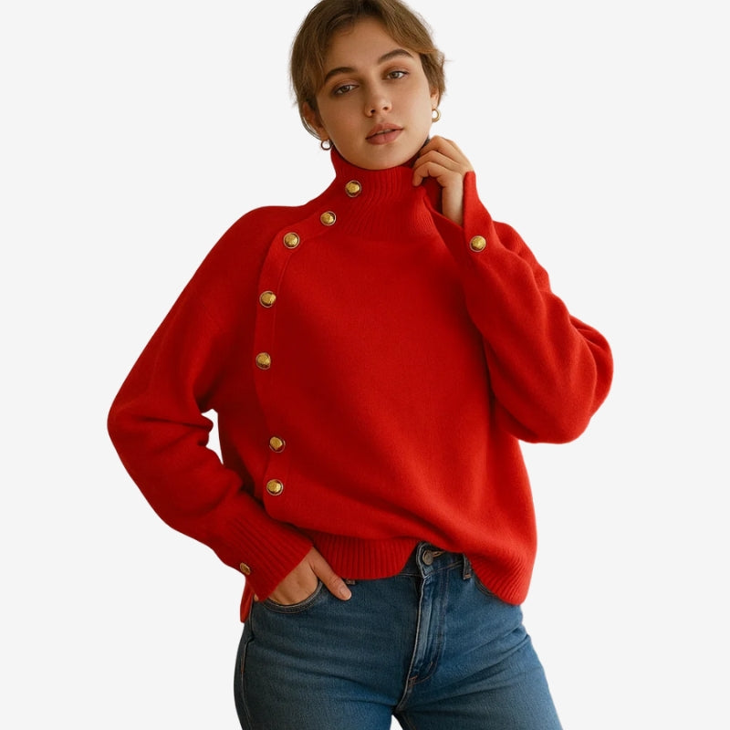 Eleanor - Turtleneck sweater with long sleeve