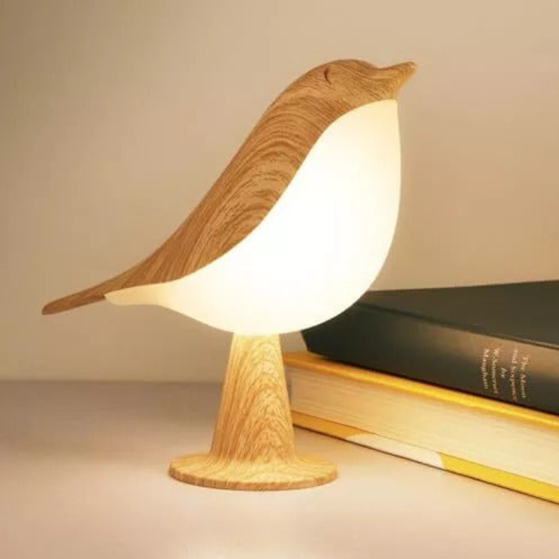Woodlark - Lampe de table en forme d’oiseau avec LED intégrée