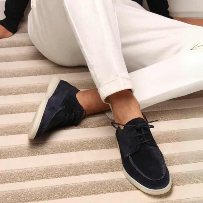 Ethan - Casual Loafers with Lightweight Sole and Lace Closure