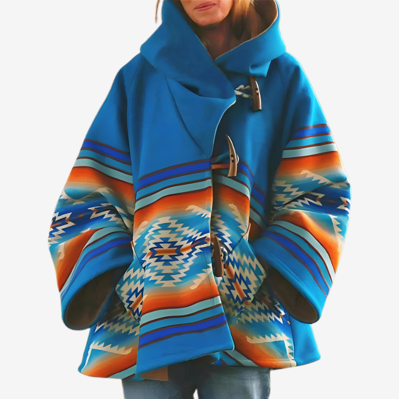 Victoria - Manteau à manches longues avec capuche et poche latérale