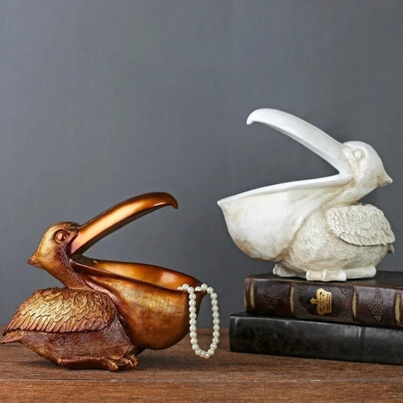 LumiTray – Vassoio decorativo per conservazione con forma artistica di uccello e design compatto