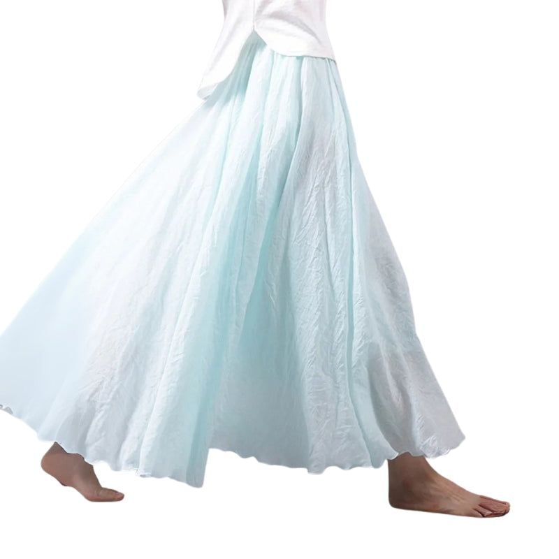 Mireille – Gonna maxi leggera con vita alta