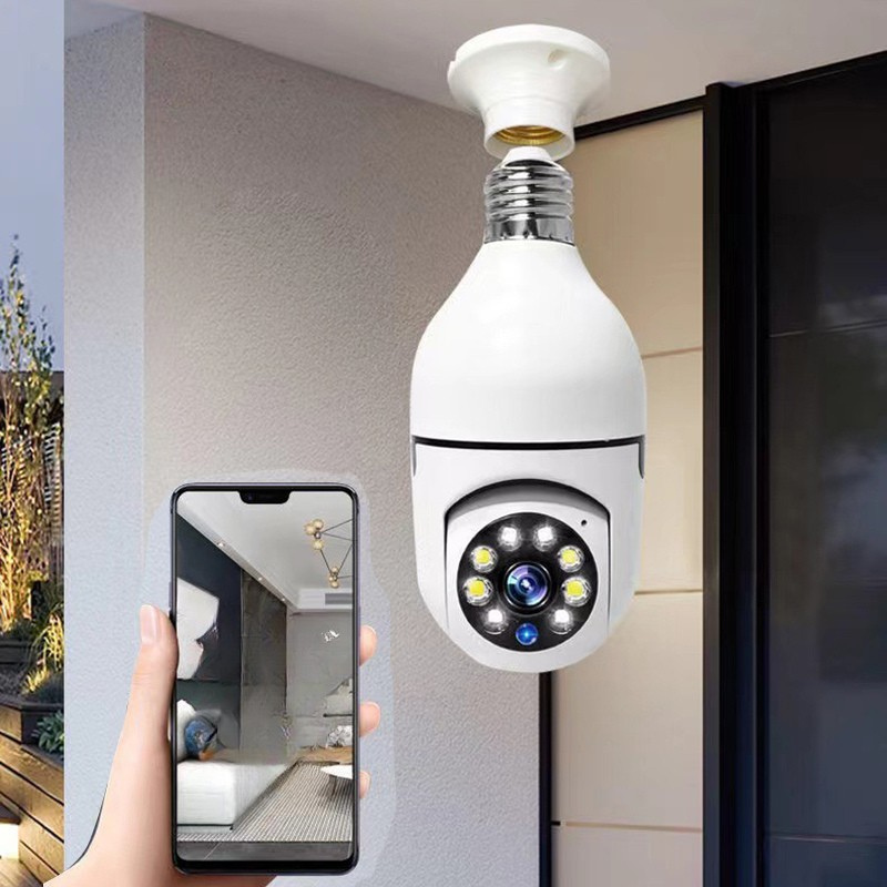 WiFi CCTV Camera with 360° Rotatable View and Night Vision