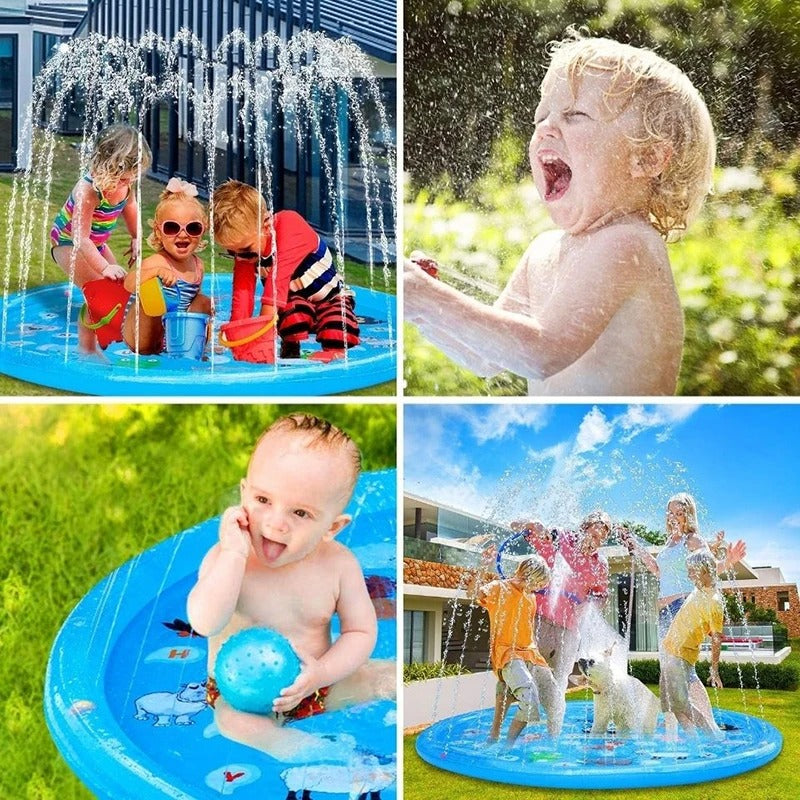 AquaWhirl – Mata do zabawy z wodą z fontannami i zabawnym motywem morskim