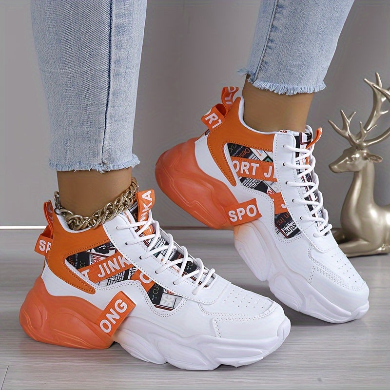 Dagmar - Casualowe sneakersy z antypoślizgową podeszwą i regulowanym dopasowaniem