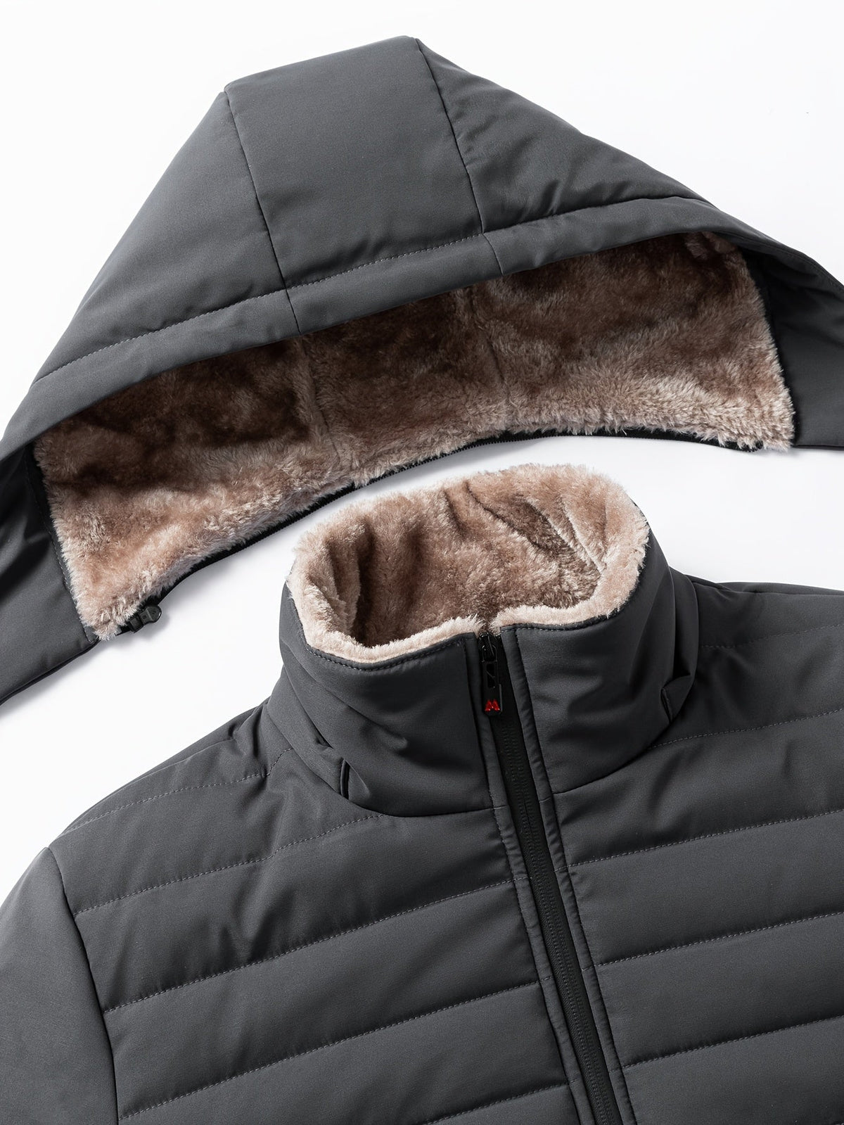 FrostPaw – Parka s kapucňou, flísovou podšívkou a celoprepínacím zipsom
