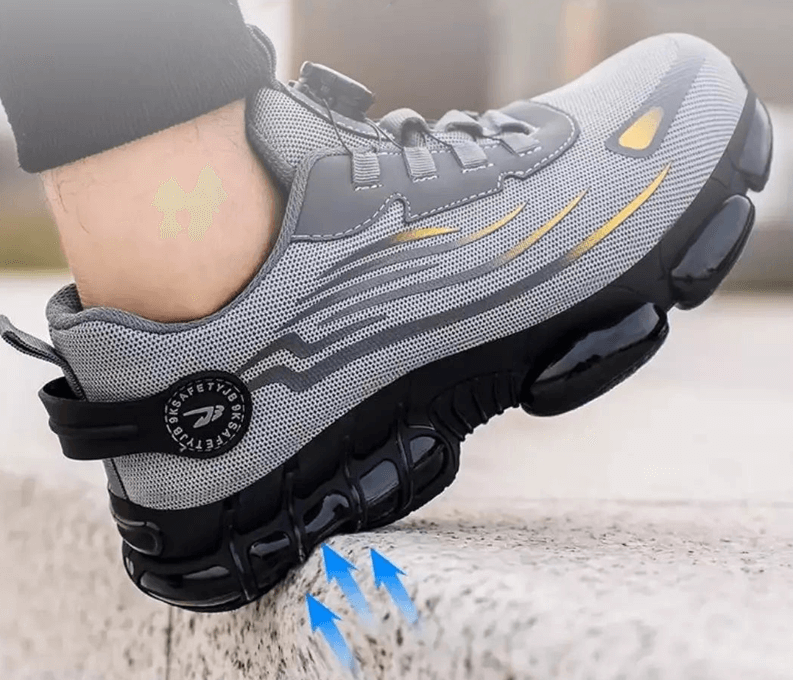 Brecken - Lightweight safety shoes with steel toe and anti-slip technology