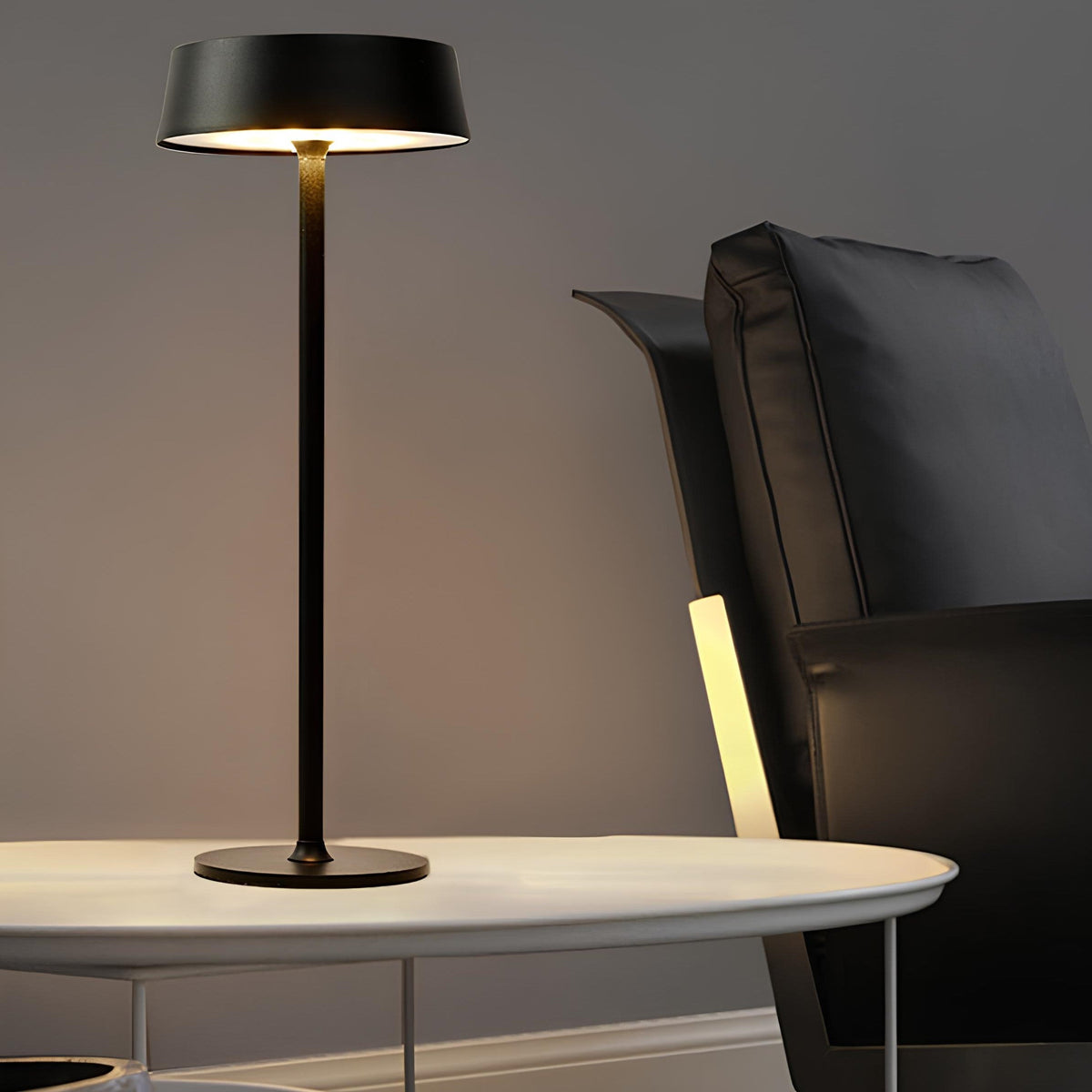 ModeGlow - Lámpara de mesa con batería recargable e iluminación ajustable
