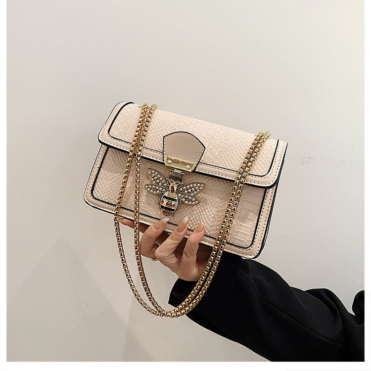 Esme – Sac à bandoulière rétro tendance avec chaîne