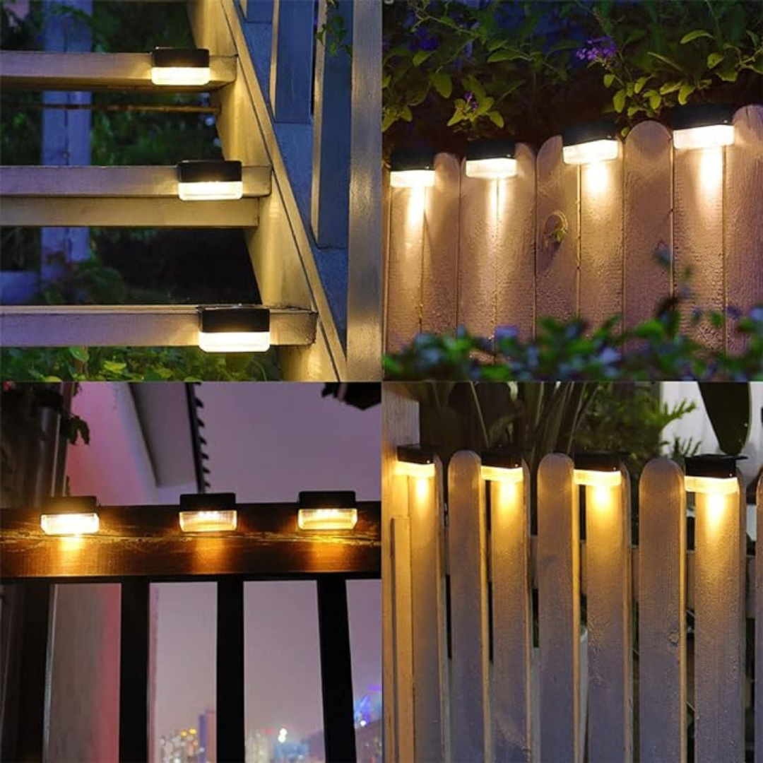 LumiStep – Éclairage d’escalier solaire pour sécurité et style en extérieur 1+1 Gratuit
