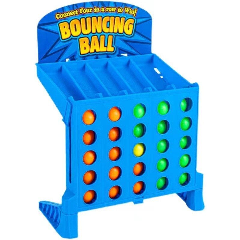 BounceGrid – Gioco di lancio e rimbalzo della palla con scanalature verticali e base di lancio