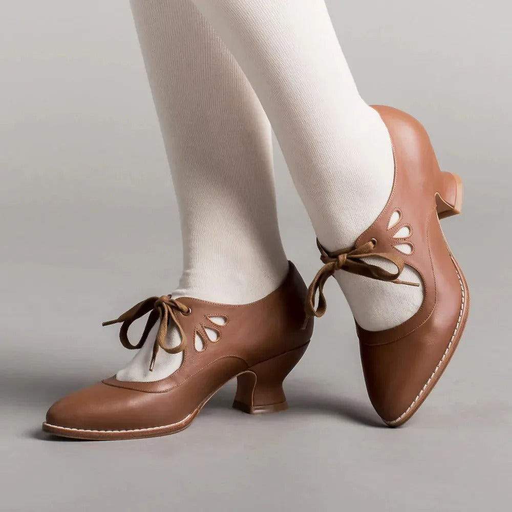 Alsia - Scarpe eleganti con tacco e lacci regolabili