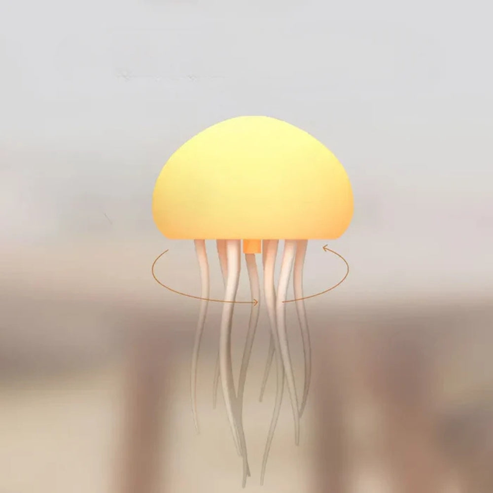 JellyGlow – Lampă captivantă în formă de meduză cu schimbare de culoare, mișcare plutitoare și iluminare ambientală liniștitoare
