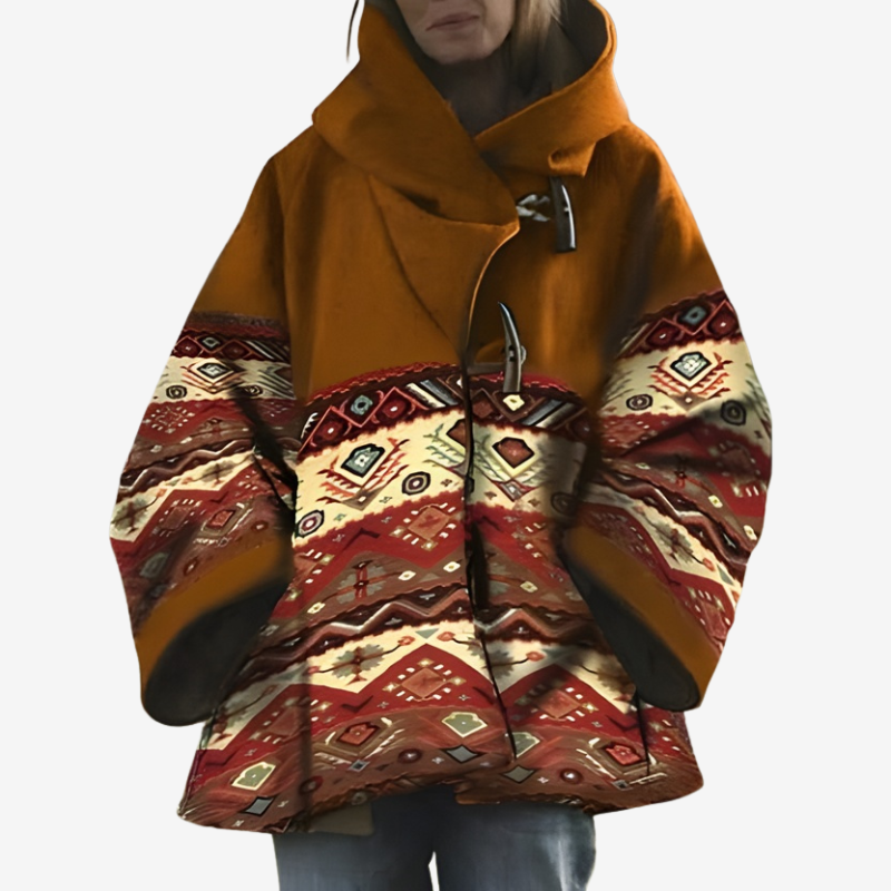 Victoria - Manteau à manches longues avec capuche et poche latérale