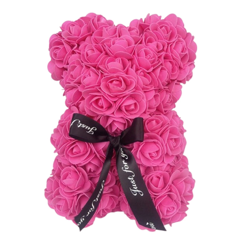BloomBear – Ours décoratif aux roses en cadeau avec un design réconfortant