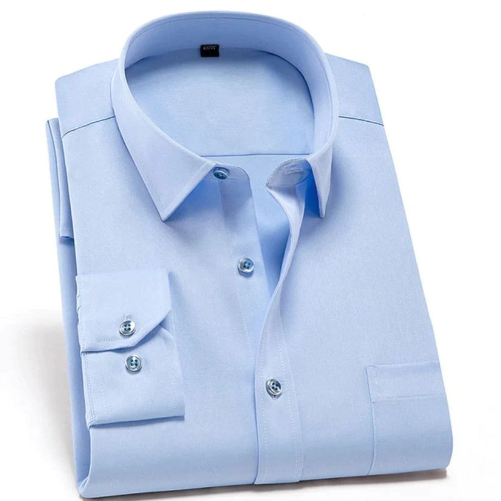 Jordan - Elegante camicia con chiusura a bottoni e maniche lunghe