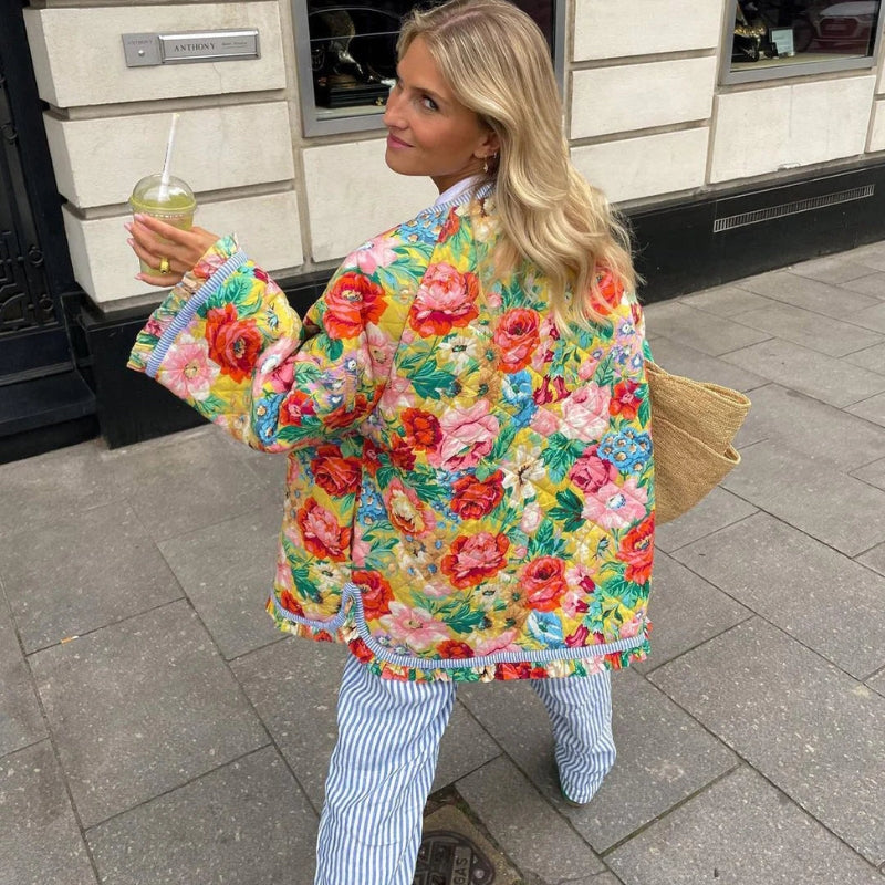 Estelle - Bunda s dlouhým rukávem a zapínáním na knoflíky
