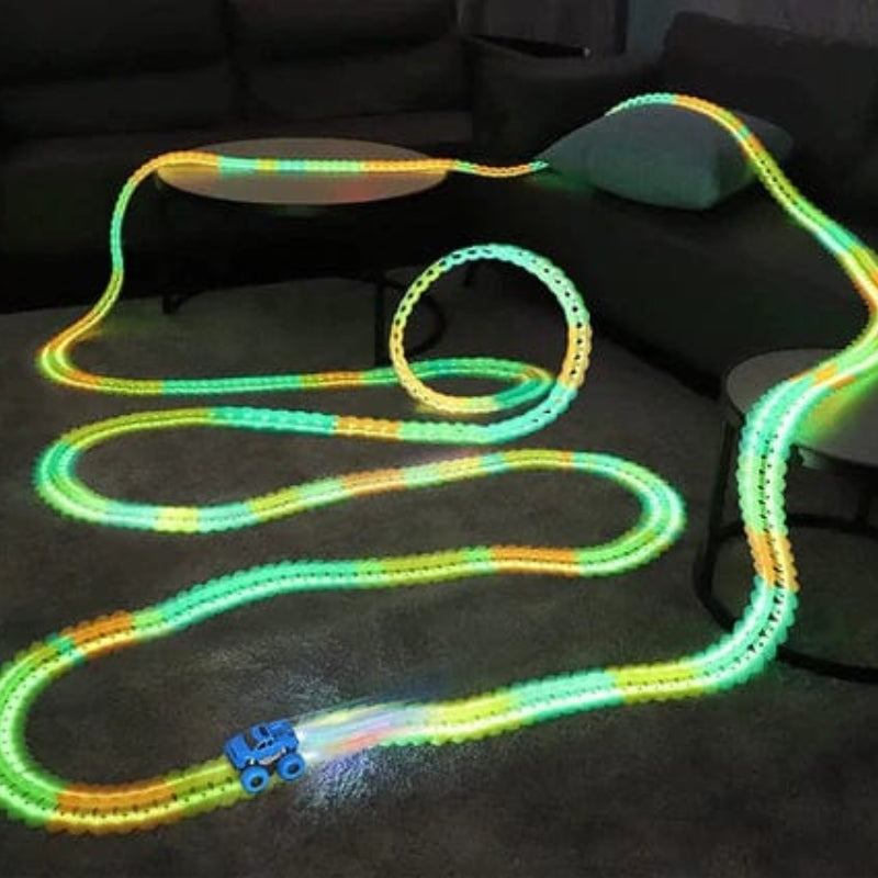 TrackJoy – Set di gioco magnetico per auto che stimola la creatività e il gioco attivo