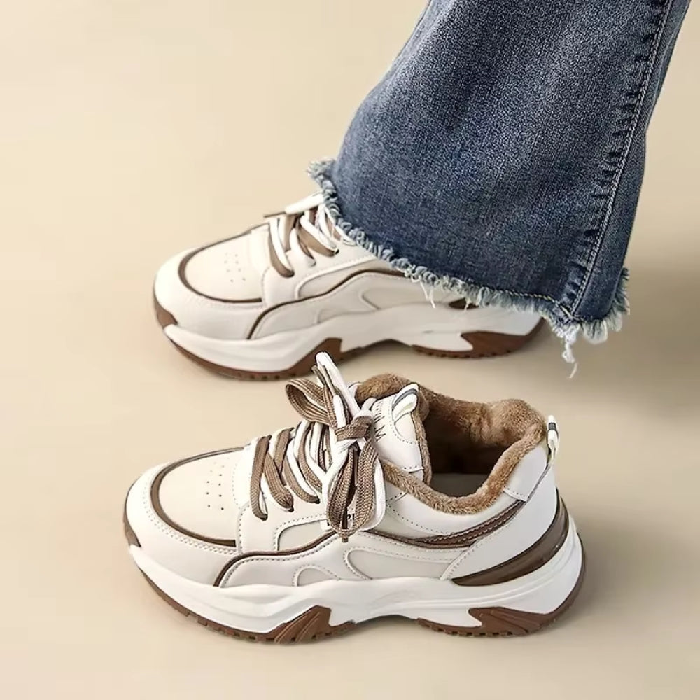 Zara - Modne sneakersy na wysokiej podeszwie z amortyzacją