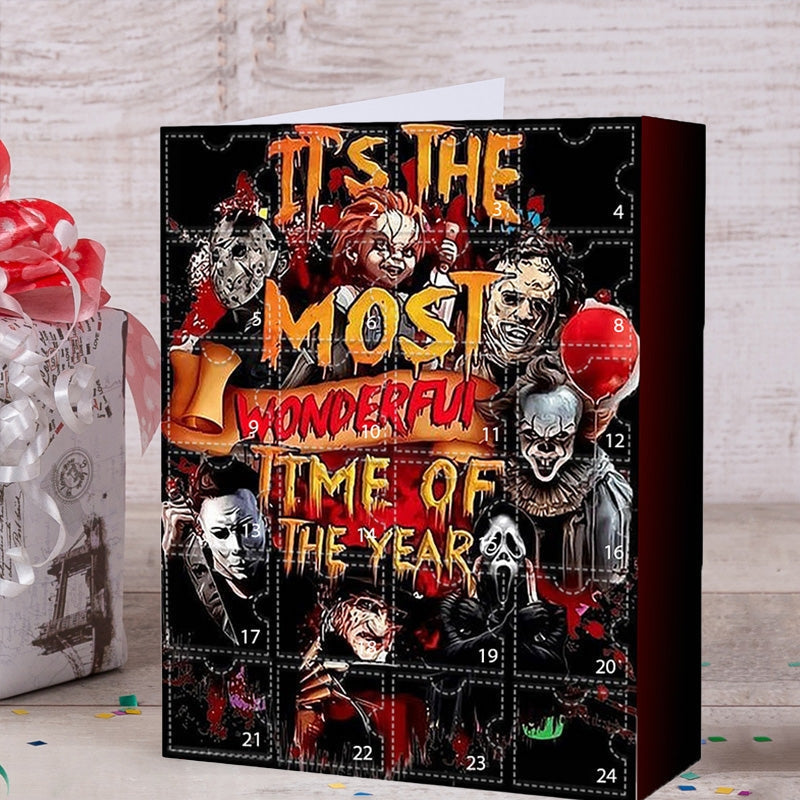 HorrorBox - Adventní kalendář s postavami z hororových filmů na Halloween