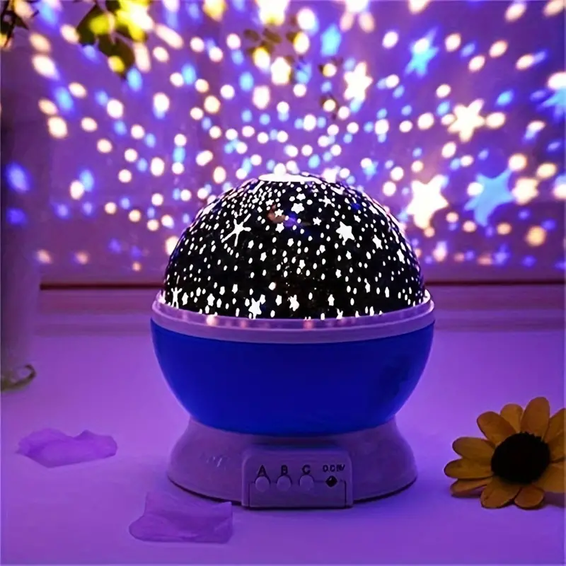 StellaGlow – Star Projector Night Light with Moon and Color-Changing Light