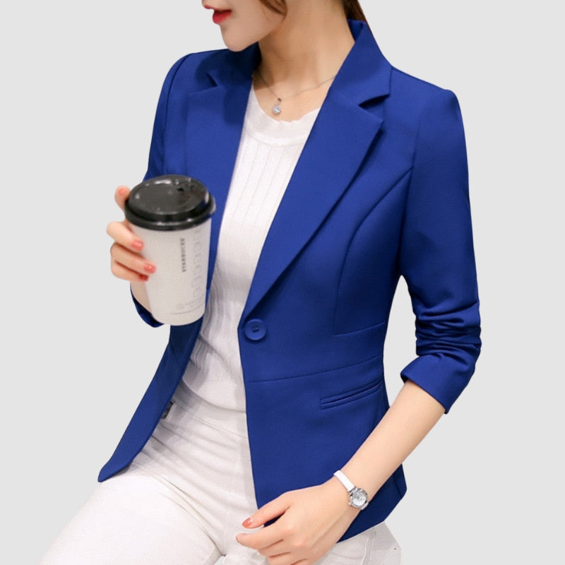 Halen - Blazer s dlhými rukávmi, viacerými vreckami a úzkym strihom
