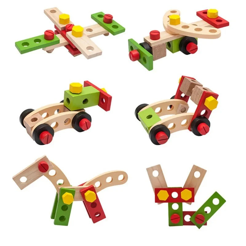BuildBuddy – Trousse à outils portable DIY avec boulons et pièces interchangeables