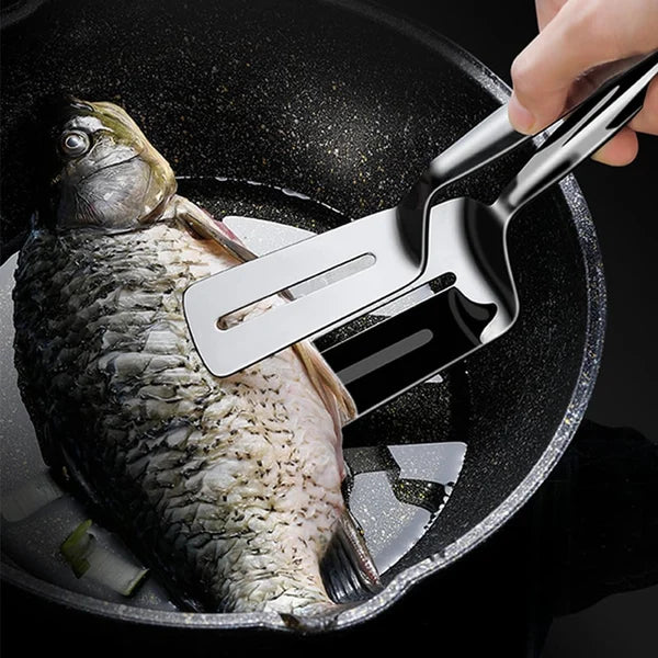 EasyGrip - Sokoldalú spatula beépített fogóval és kényelmes fogantyúval