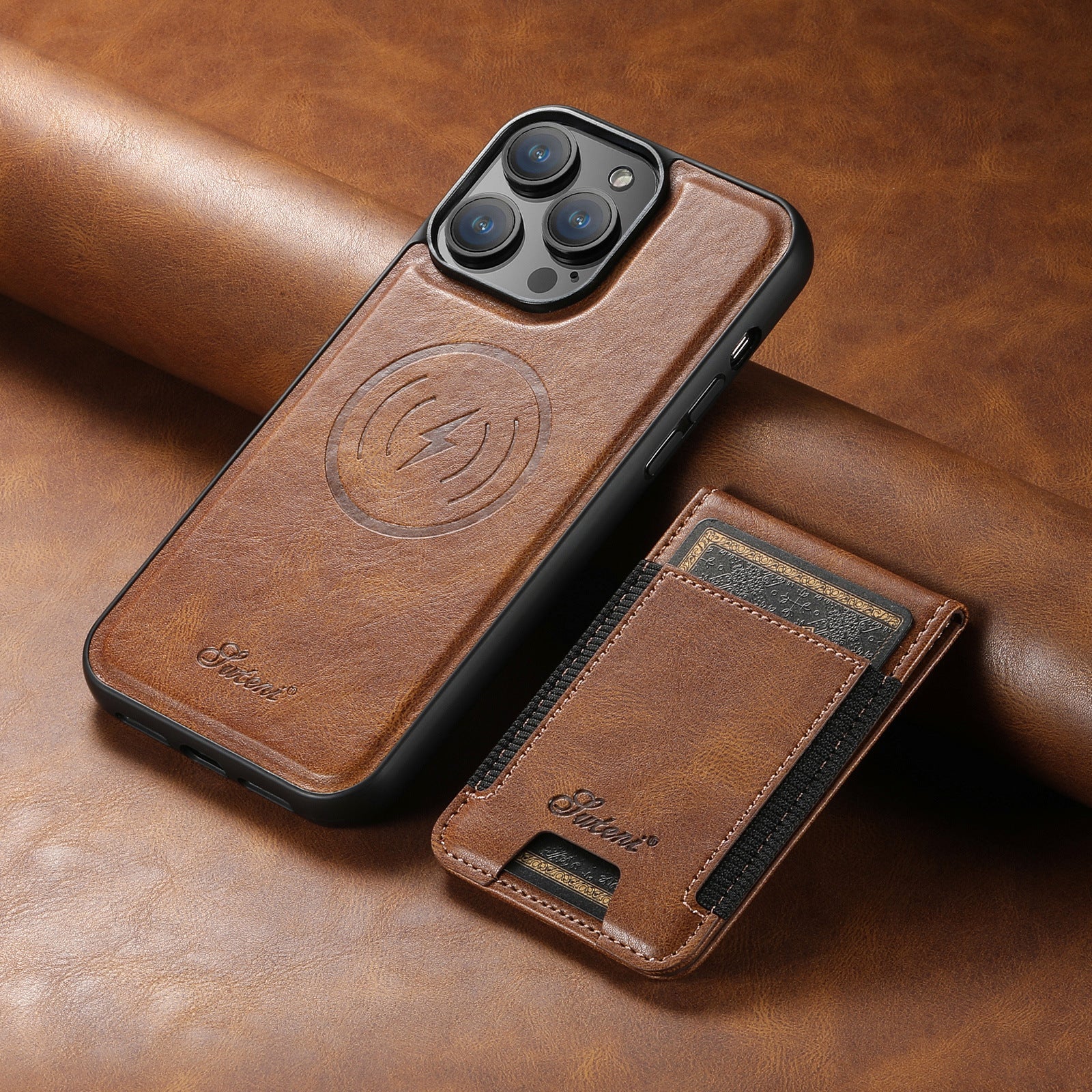 LuxLeather - Elegant mobile bag with handy features for modern living