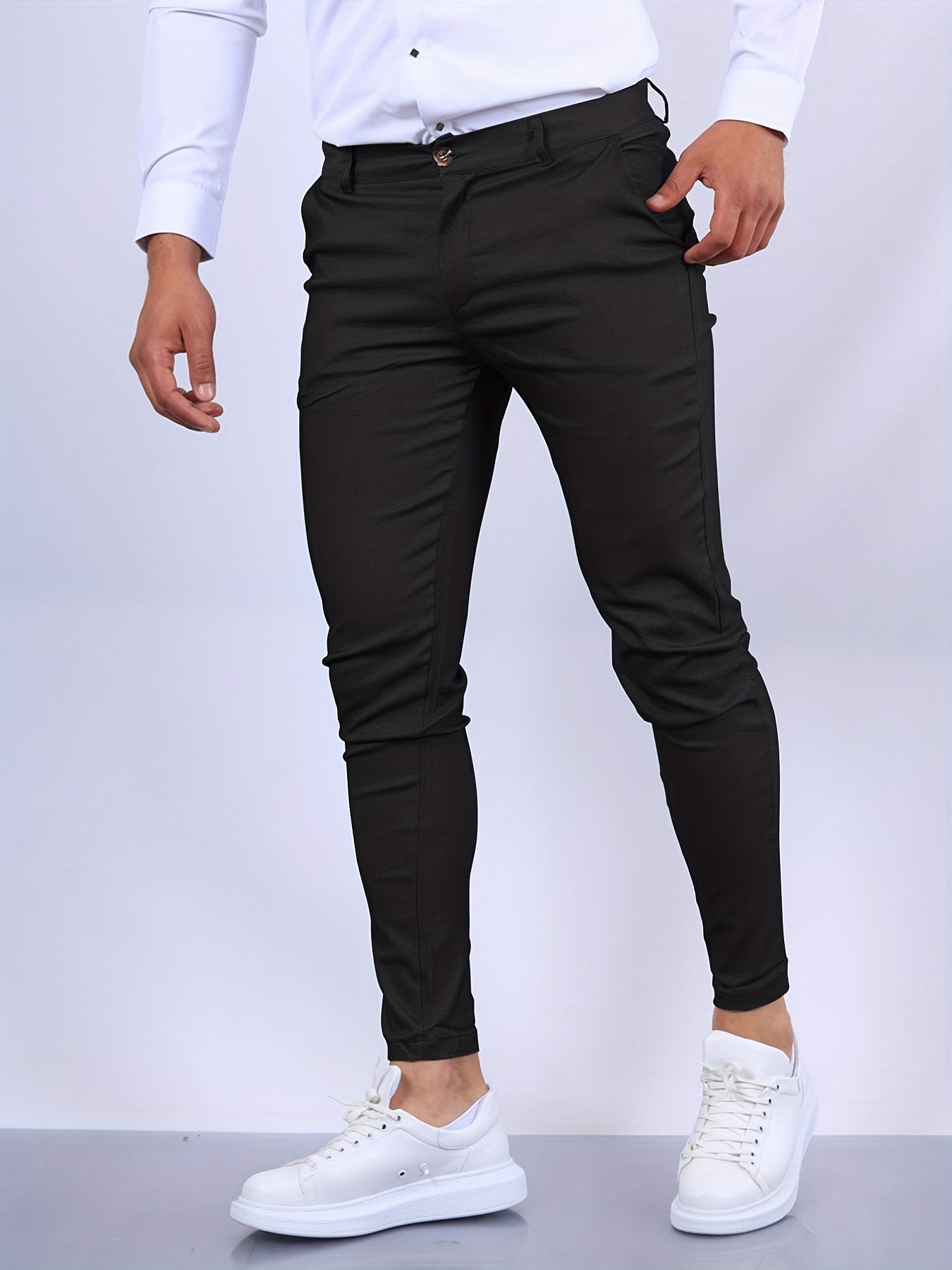 Henry - Pantalon slim avec poches latérales