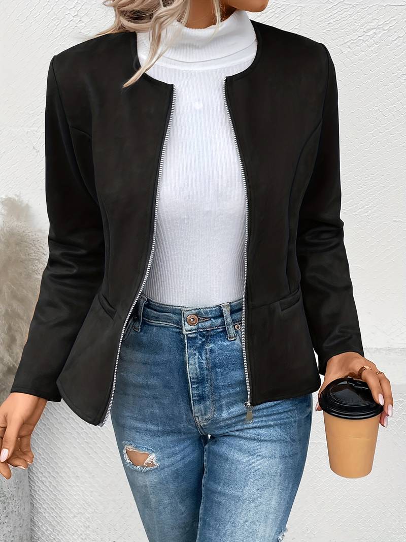 Noah – Modern jacket with zipper, long sleeves, and stylish look